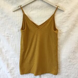 LOFT Gold Double V Cami